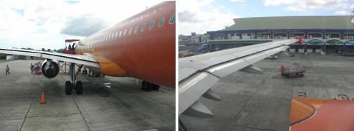 Image of aircraft preparing to leave Tagbilaran
              airport