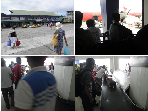 Images of arrival at Tagbilaran
        (Bohol) airport