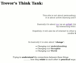 Visual link to "think tank" project