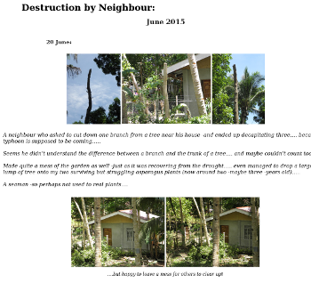 Visual link to "Destruction by Neighbour"