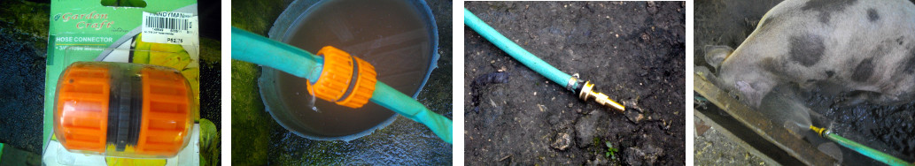 Images of damagred hose repaired