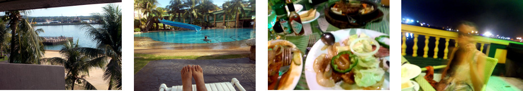 Images of short holiday in tropical hotel
