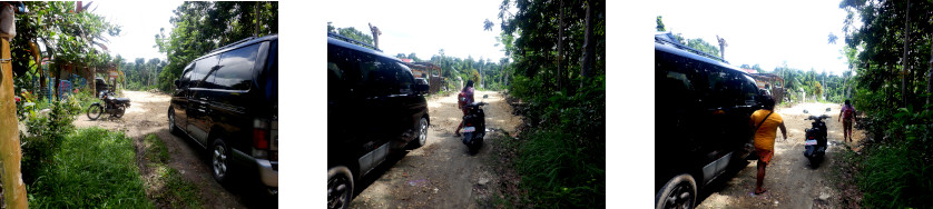 Images of abandoned roadworks in Baclayon