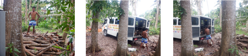 Images of Bohol typhoon debris being removed