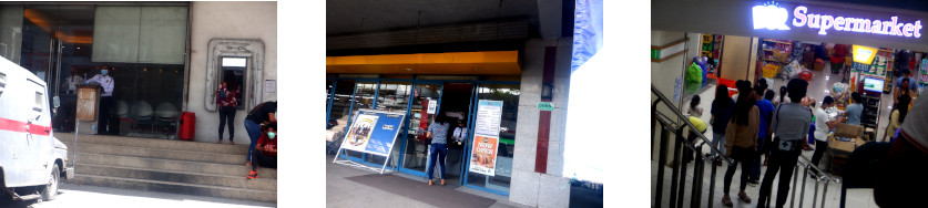 Images of shopping in Tagbilaran
            after typhoon Rai