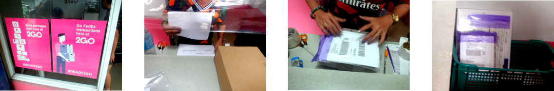 Images of defect compter being shipped
        by Fed-Ex to Intel