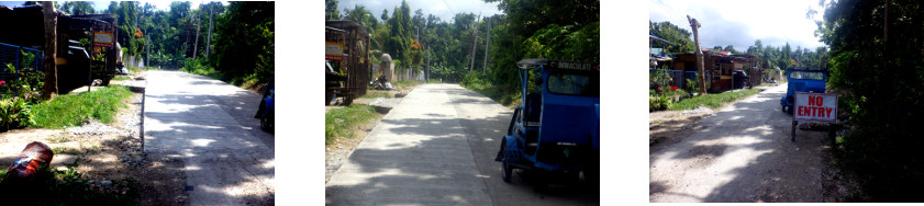 Images of roadworks in Baclayon