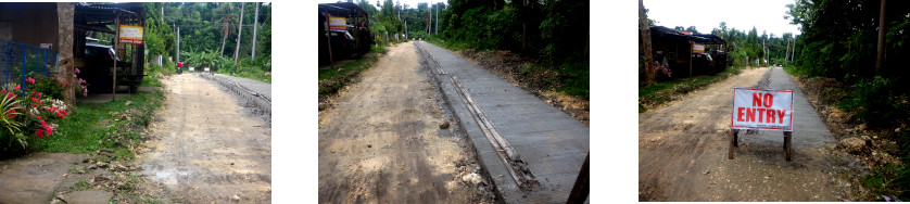 Images of roadworks in Baclayon