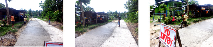 Images of roadwork action in Baclayon