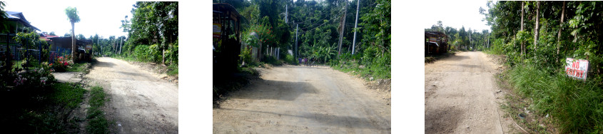 Images of roadworks abandoned in
        Baclayon