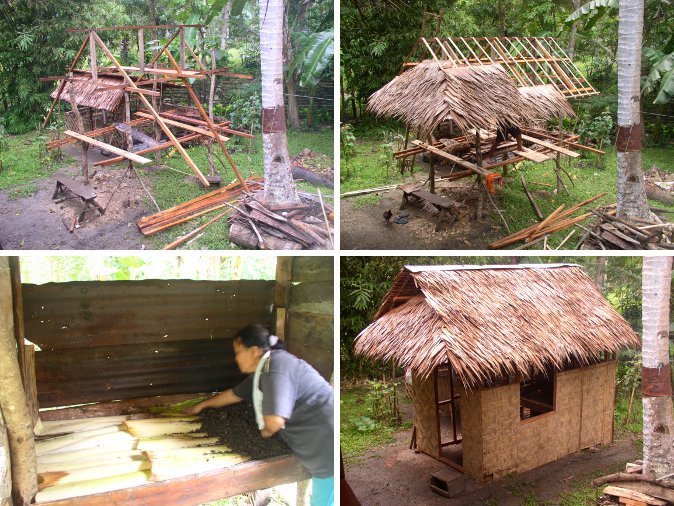 Images of Outside Kitchen being built