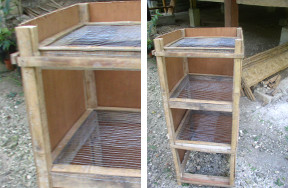 Images of home-made smoker for fish