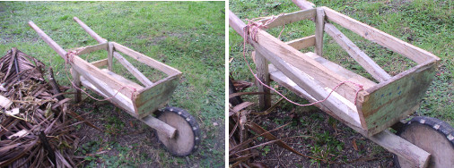 Images of home-made wheelbrrow