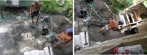 Images of making concrete