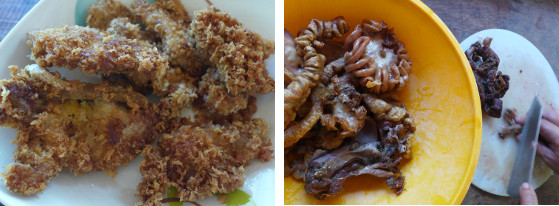 Images of pork snacks