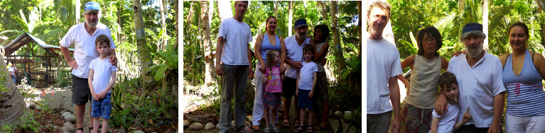 Images of family before leaving to go home from
        Baclayon