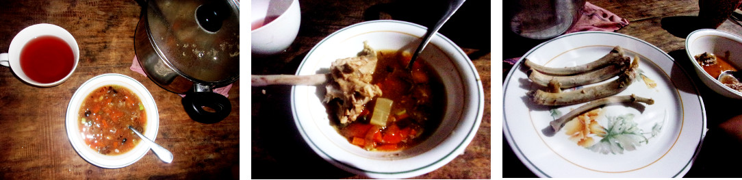 Images of pork and Bean stew