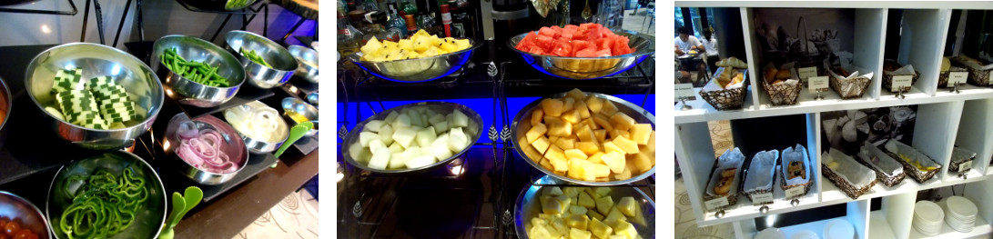 Images of Breakfast in a Metro Manila luxuary hotel