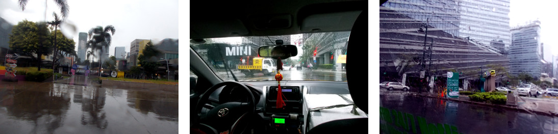 Images of route from Metro Manila hotel to the
          Airport