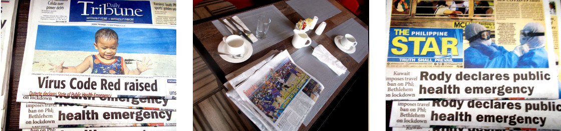 Images of Philippine newspapers