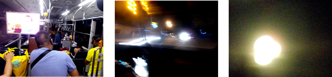 Images of bus and tricycle ride home from Panglao
        airport
