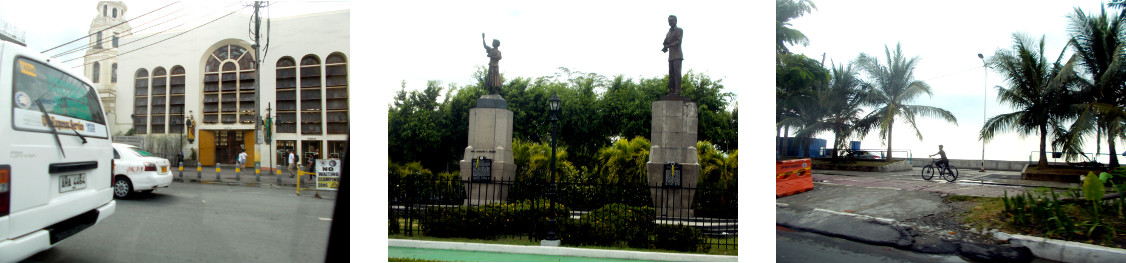 Images of a taxi trip to Manila airport during Covid
        period