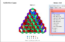 Visual link to ColDimNum java programme